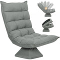 poltrone relax et chaise longue grigio velluto per gaming letto