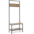 panche contenitore legno per ingresso resistente