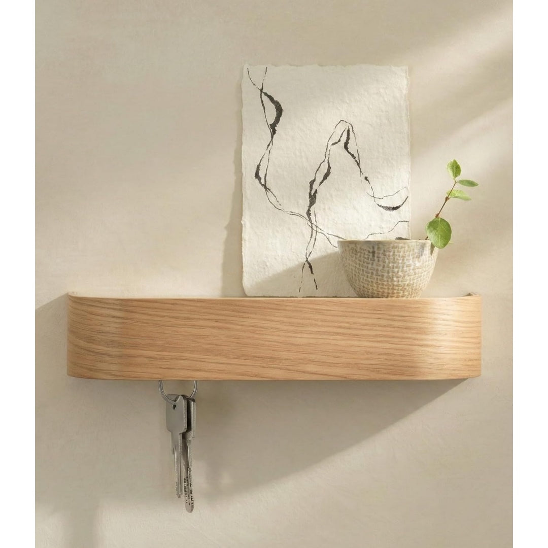 ganci portachiavi legno pelle sintetica per ingresso ufficio