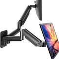 bracci per monitor oro ufficio doppio 2