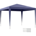gazebo blu per eventi resistente