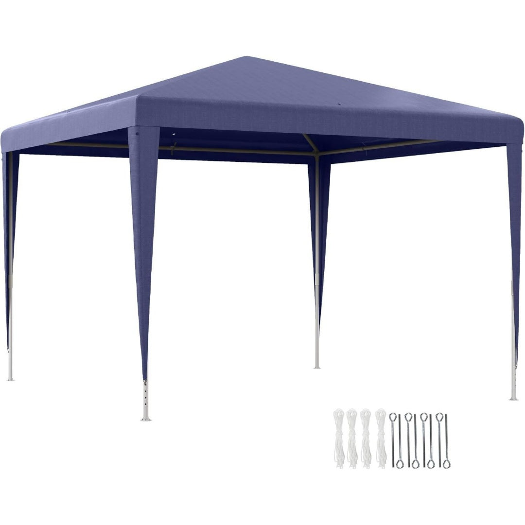 gazebo blu per eventi resistente